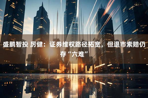 盛鹏智投 厉健：证券维权路径拓宽，但退市索赔仍存“六难”