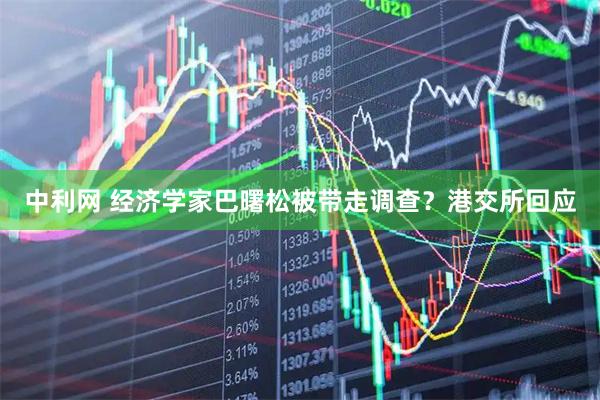 中利网 经济学家巴曙松被带走调查？港交所回应